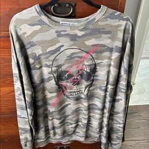 Franklin & Dey Camo Skull Sweatshirt